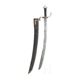 A Styrian campaign sword (dussack) with cartridge scabbard, circa 1580