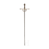 A fine Italian rapier with chiselled and gilt guard, probably Milan, circa 1580/90