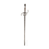 A south German hand-and-a-half sword, circa 1600