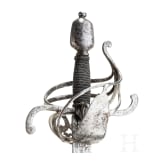 Milit&auml;rischer Degen mit R&uuml;ckenklinge, deutsch, um 1610