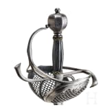 Rapier vom Pappenheimer Typus mit niedrigem Korbgef&auml;&szlig;, Solingen, um 1620