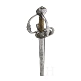 Felddegen mit ge&auml;tzter Klinge, Solingen, um 1630