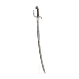 Eisengeschnittener Offiziers-Felds&auml;bel, S&uuml;ddeutschland oder Schweiz, um 1630