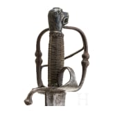 Felds&auml;bel mit L&ouml;wenkopfknauf, S&uuml;ddeutschland oder Schweiz, um 1650