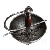 Glockenrapier mit Solinger Klinge, Spanien oder Italien, um 1650