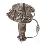 Offiziers-Felddegen mit eisengeschnittenem Gef&auml;&szlig;, Niederlande um 1660&ndash;80