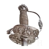 Offiziers-Felddegen mit eisengeschnittenem Gef&auml;&szlig;, Niederlande um 1660&ndash;80