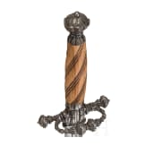 Stadtschwert mit geflammter Klinge, s&uuml;ddeutsch, um 1670