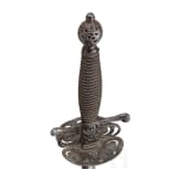 Eisengeschnittener Degen, Frankreich, um 1720