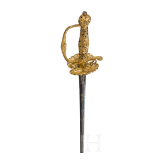 Vergoldeter Galadegen mit Darstellung der Aufgaben des Herkules, Frankreich, um 1740