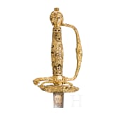 Vergoldeter Galadegen mit Darstellung der Aufgaben des Herkules, Frankreich, um 1740