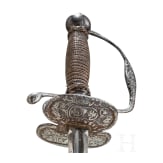 A Flemish small-sword with an older Spanish blade by Tomas Aiala of Toledo, mid 18th century