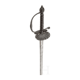 A German smallsword with chiseled hilt, ca. 1760