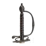 A German smallsword with chiseled hilt, ca. 1760