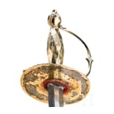 A smallsword with gilded silver mountings, Augsburg, 1779 to 1781