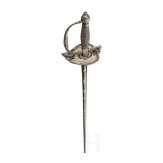 A French silver mounted smallsword, ca. 1780