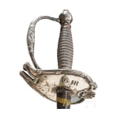 A French silver mounted smallsword, ca. 1780