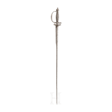 A French smallsword with chiselled and gilt decoration, ca. 1780