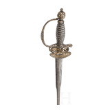 A French smallsword with chiselled and gilt decoration, ca. 1780