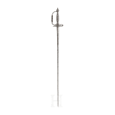 A silver mounted French smallsword, ca. 1800