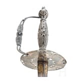 A silver mounted French smallsword, ca. 1800