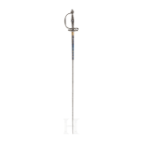 A French silver mounted smallsword, ca. 1800
