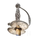 A French silver mounted smallsword, ca. 1800