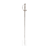 A French silver mounted smallsword, ca. 1800