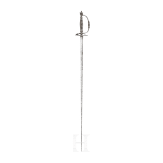 A French silver mounted smallsword, ca. 1800