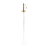 A ceremonial small sword set with stones, F&eacute;lix Escoffier, St. &Eacute;tienne, second half of the 19th century