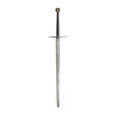 A German 14th-century style one-and-a-half-handed knightly sword, 19th century
