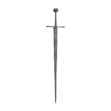 A German knightly sword in the style of 1400, Victorian reproduction