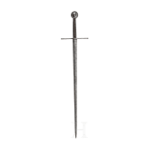 A knightly sword in German 1400s style, Victorian reproduction, ca. 1900