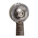 A knightly sword in German 1400s style, Victorian reproduction, ca. 1900