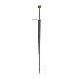A knightly estoc in Hungarian style of ca. 1450, Victorian reproduction