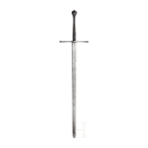 A large Victorian hand-and-a-half sword in the German style of 1460, ca. 1900