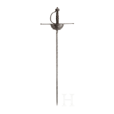 An Victorian cup-hilt-rapier in Italian 1650s style, ca. 1900
