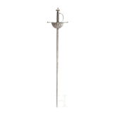 A Victorian cup-hilt-rapier in 1650s style, ca. 1880