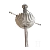 A Victorian cup-hilt-rapier in 1650s style, ca. 1880