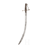 A Victorian hussar's saber in 17th century style, modern replica