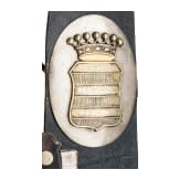 Repr&auml;sentativer langer Hirschf&auml;nger mit Bandelier, deutsch, 19. Jhdt.