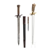 Two hunting hangers, including one by Gustav Laute in Berlin, 19th/20th century