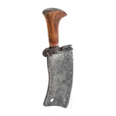 A German butchering knife, circa 1700