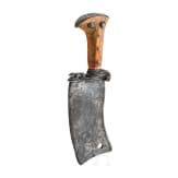 A German butchering knife, circa 1700