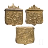 Three cartridge boxes from the Balkans, 19th century