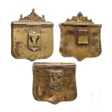 Three cartridge boxes from the Balkans, 19th century