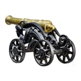 Modellkanone mit gusseiserner Lafette, deutsch, 19. Jhdt.