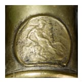Modellkanone mit gusseiserner Lafette, deutsch, 19. Jhdt.