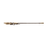 A Silesian wheellock rifle (tschinke) with Ottoman Damascus barrel, circa 1620