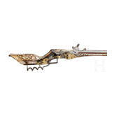 A Silesian wheellock rifle (tschinke) with Ottoman Damascus barrel, circa 1620